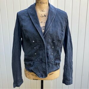 Converse One Star denim jacket black Women's Large